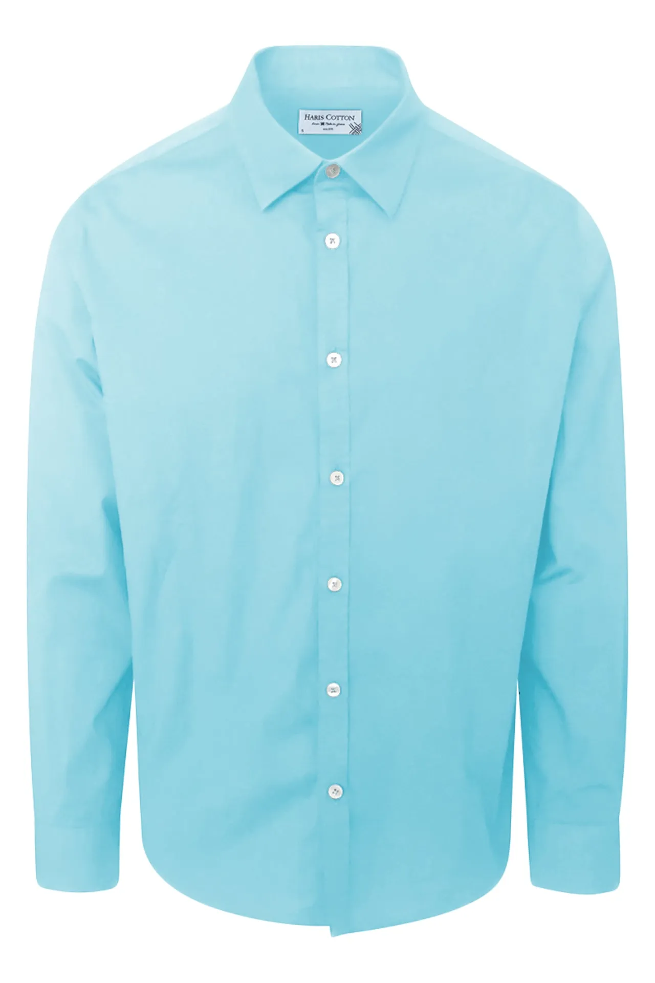 Cotton Basic Long-Sleeved Shirt