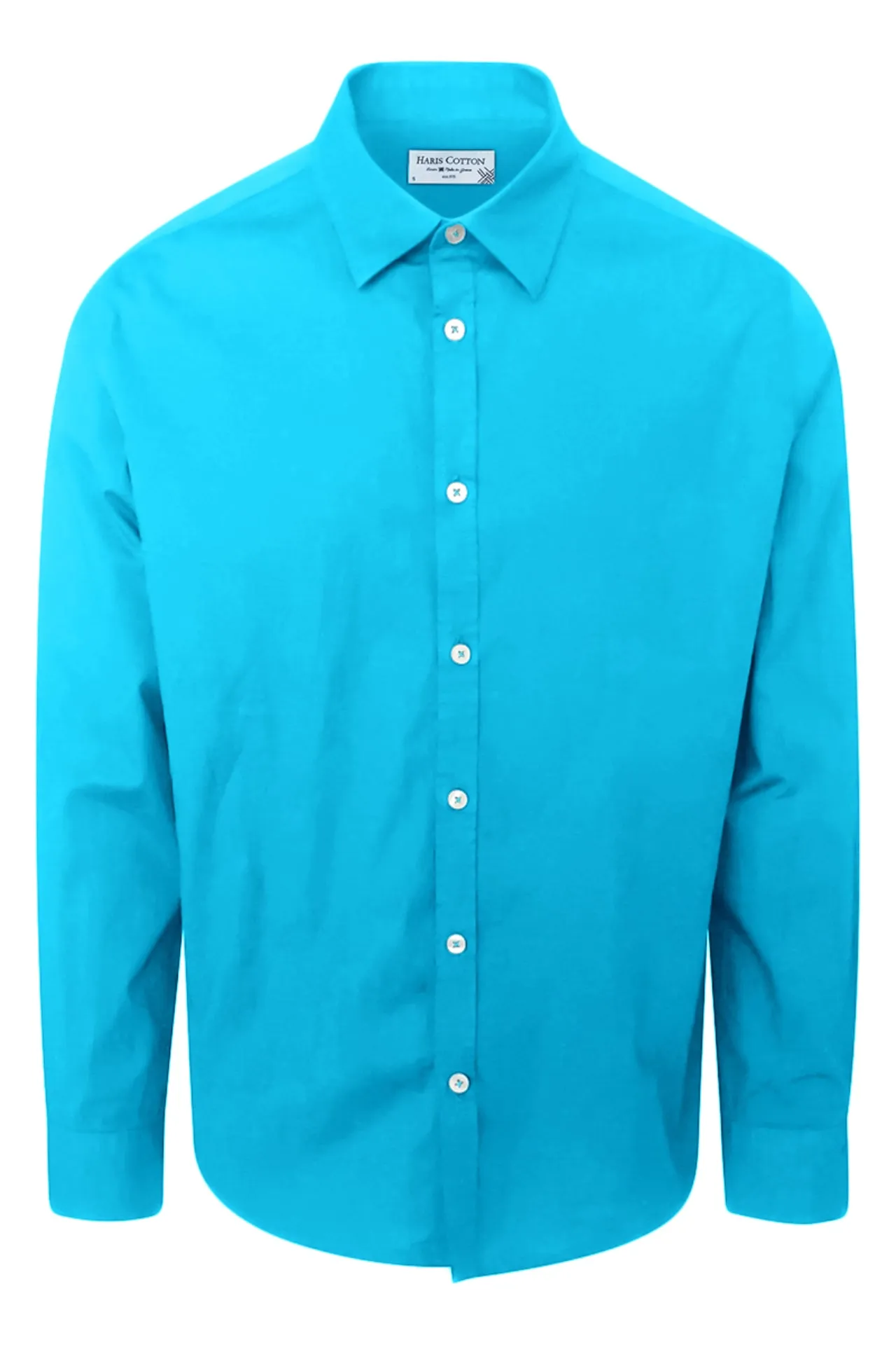 Cotton Basic Long-Sleeved Shirt