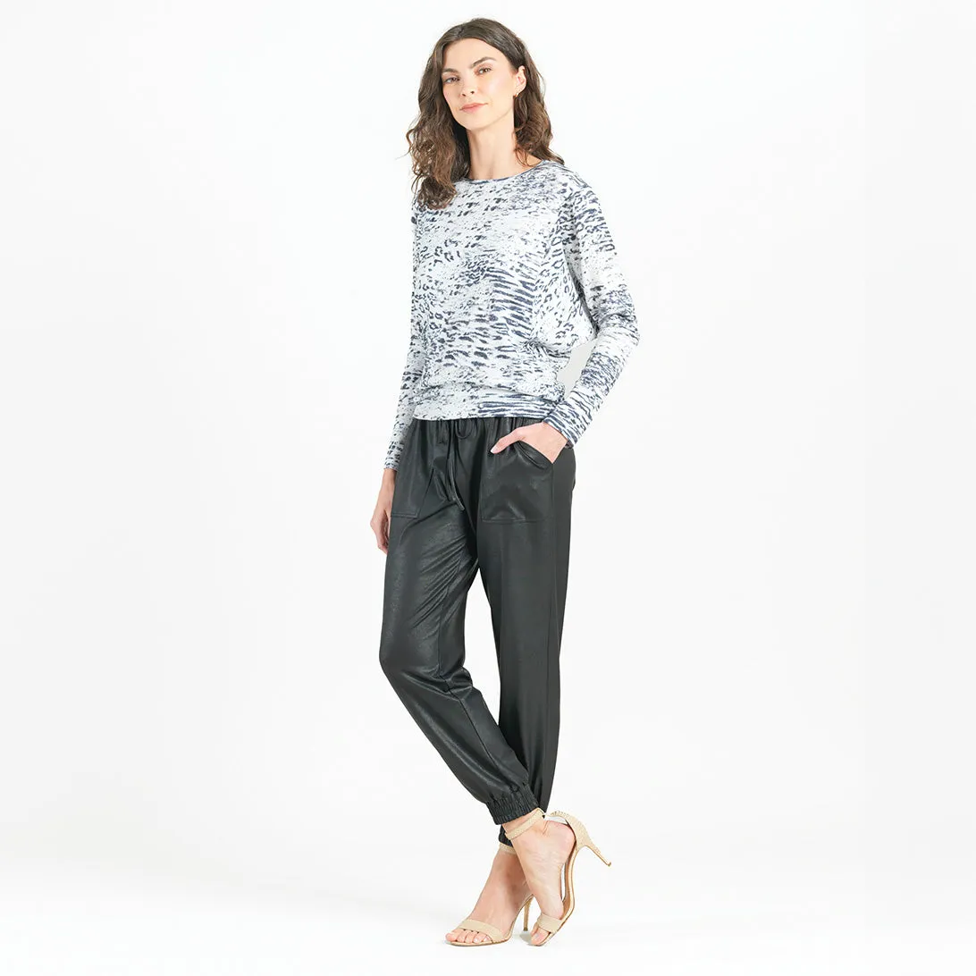 Cozy Shimmer Texture - Dolman Sleeve Sweater Top - Final Sale!