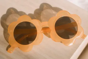 Daisy Round Sunnies in Tangerine Orange