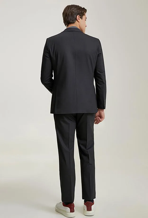 Ds Damat Black Classic Suit -41% Wool