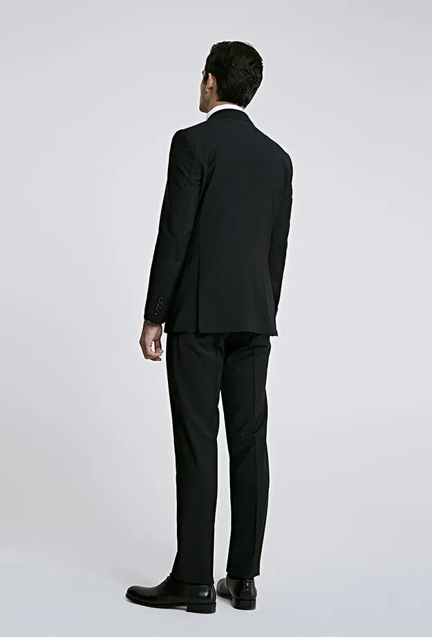 Ds Damat Black Classic Suit -86% Wool