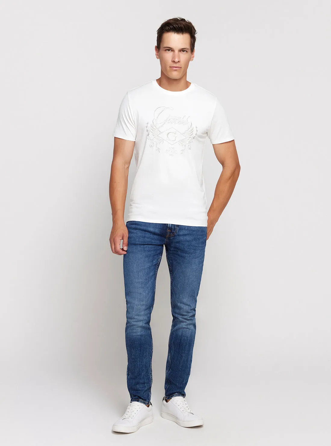 Eco White Wing Crest T-Shirt