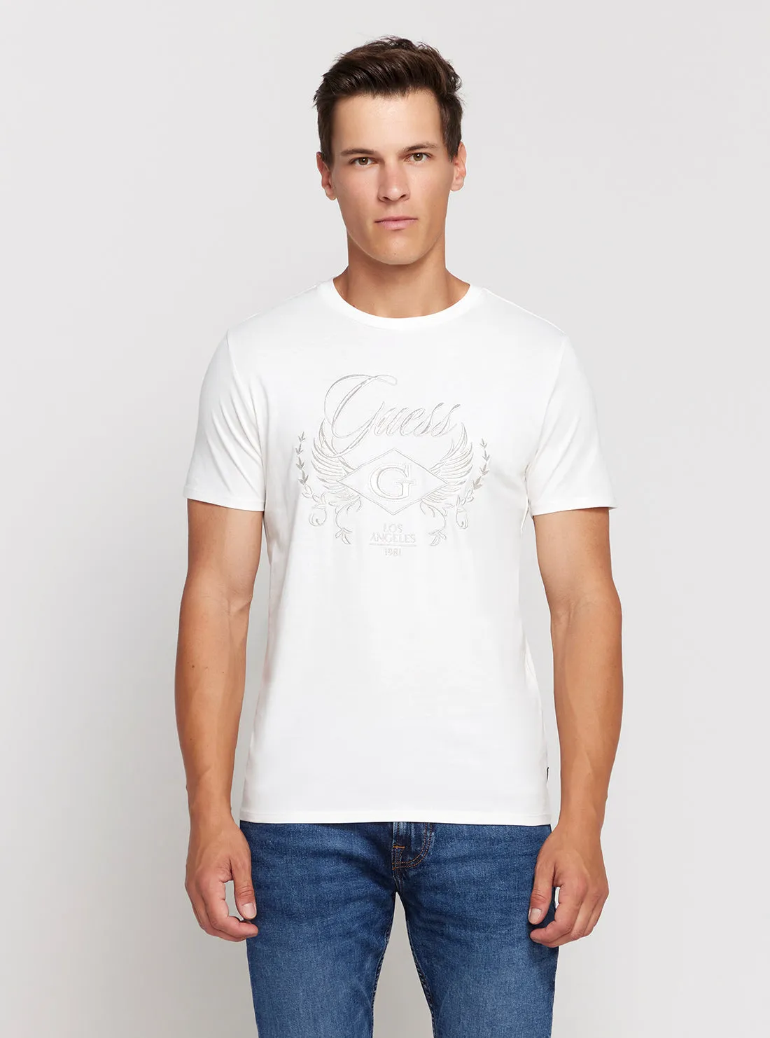 Eco White Wing Crest T-Shirt