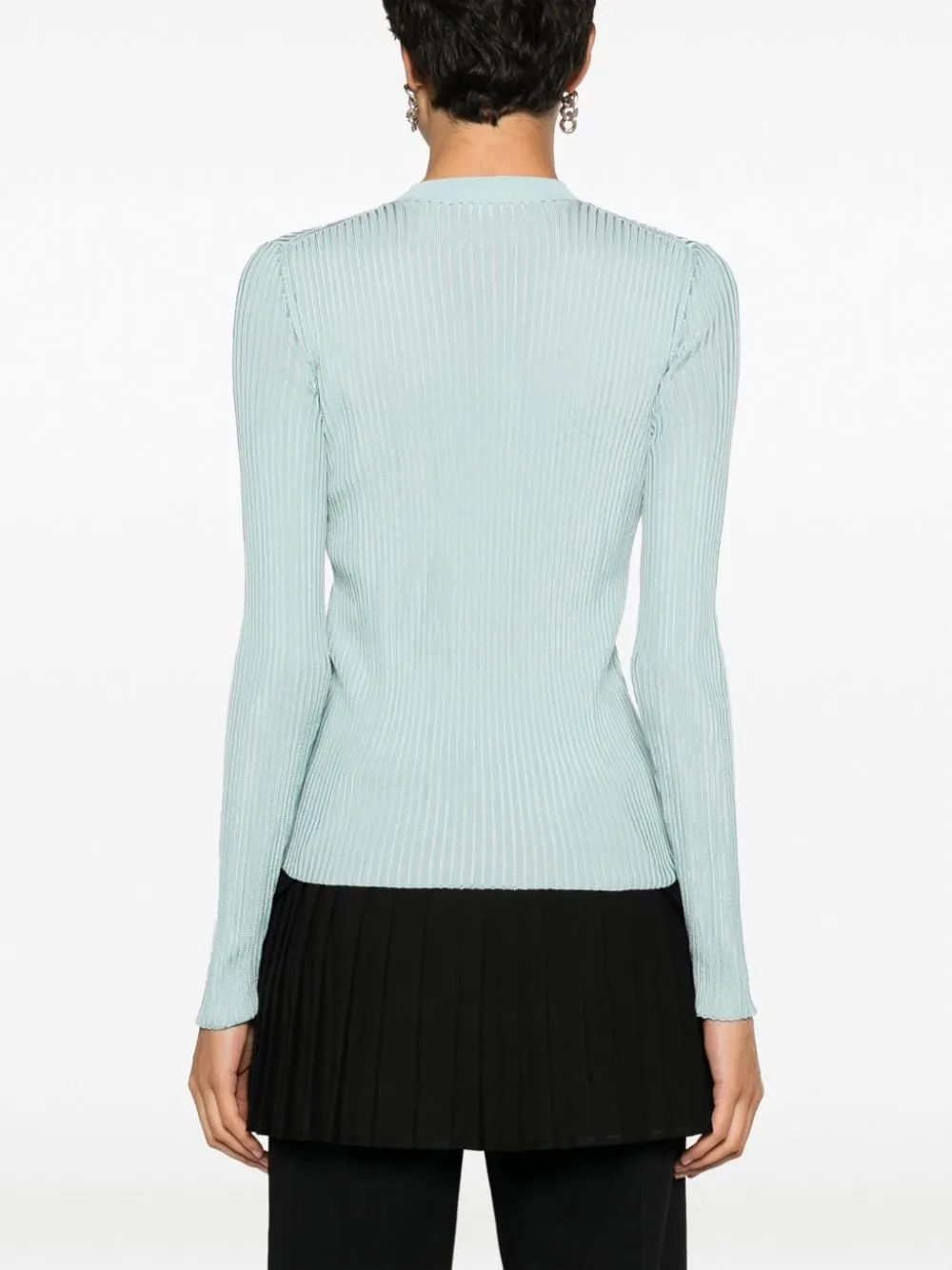 FENDI SWEATERS CLEAR BLUE