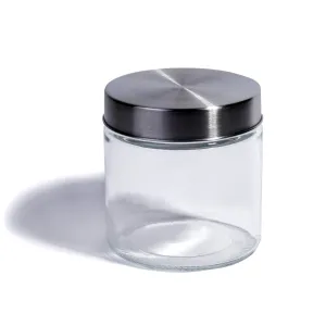 Food Saver Clear Glass Storage Container Jar with Airtight Lid, 40 oz