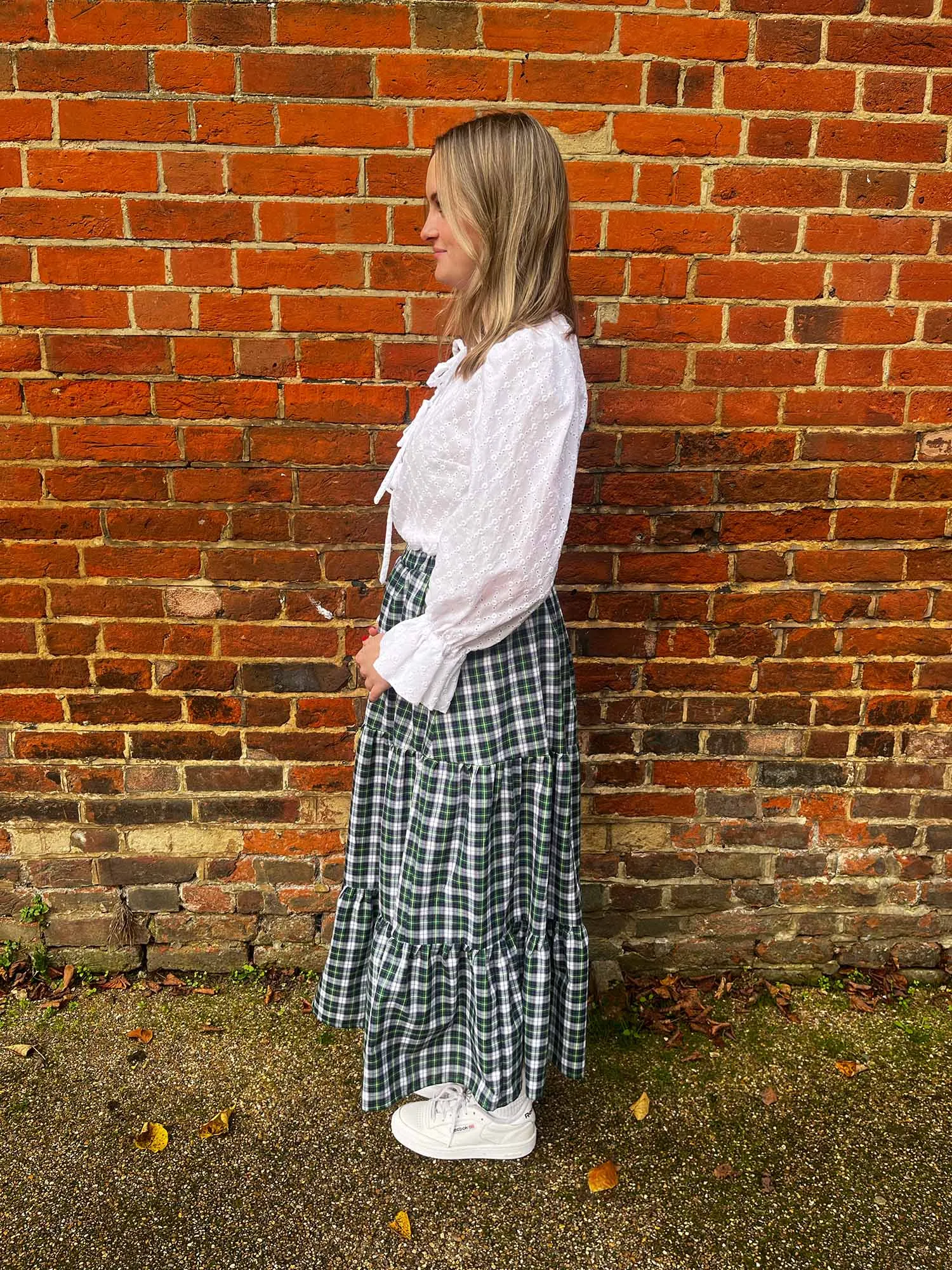 Green Tartan Romana Skirt