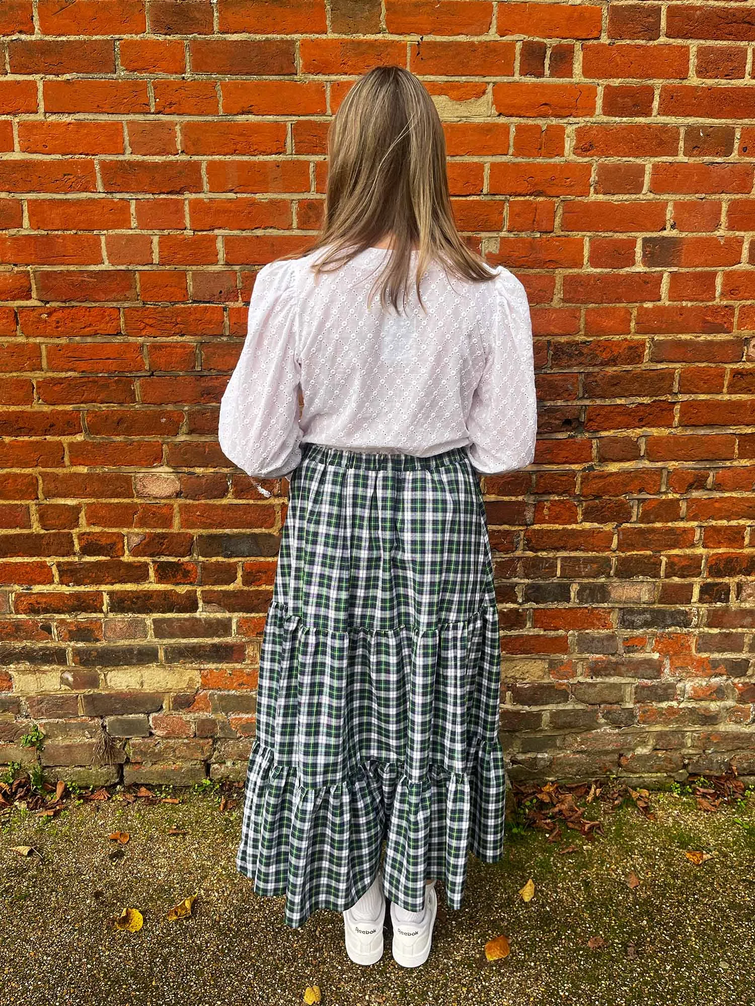 Green Tartan Romana Skirt