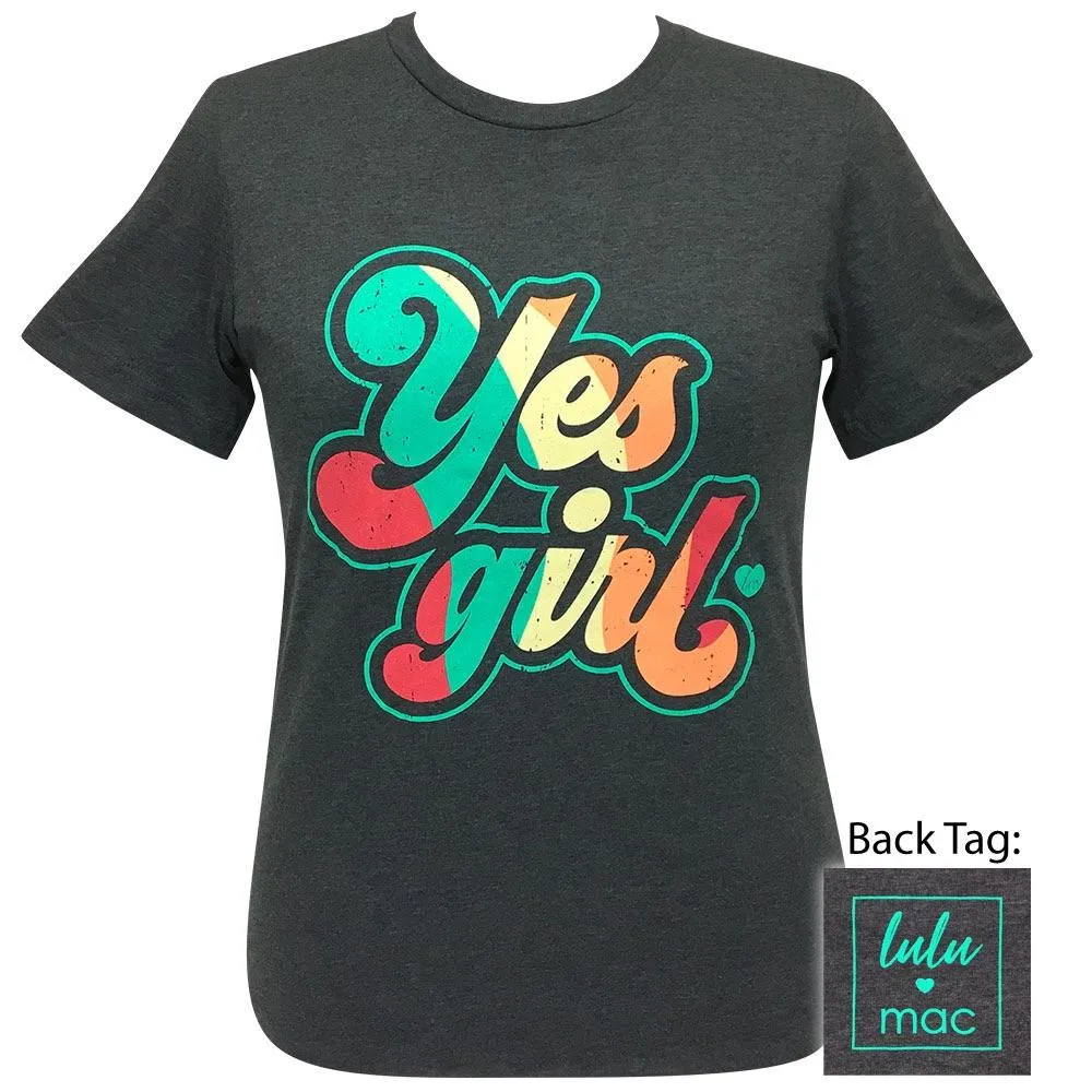 lulu mac-Yes Girl-Dark Grey Heather SS-LM46