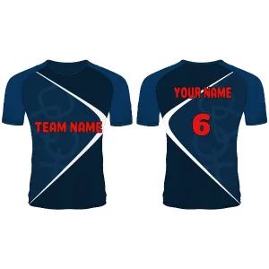 NEXT PRINT All Over Printed Customized Sublimation T-Shirt Unisex Sports Jersey Player Name & Number, Team Name.1245051019