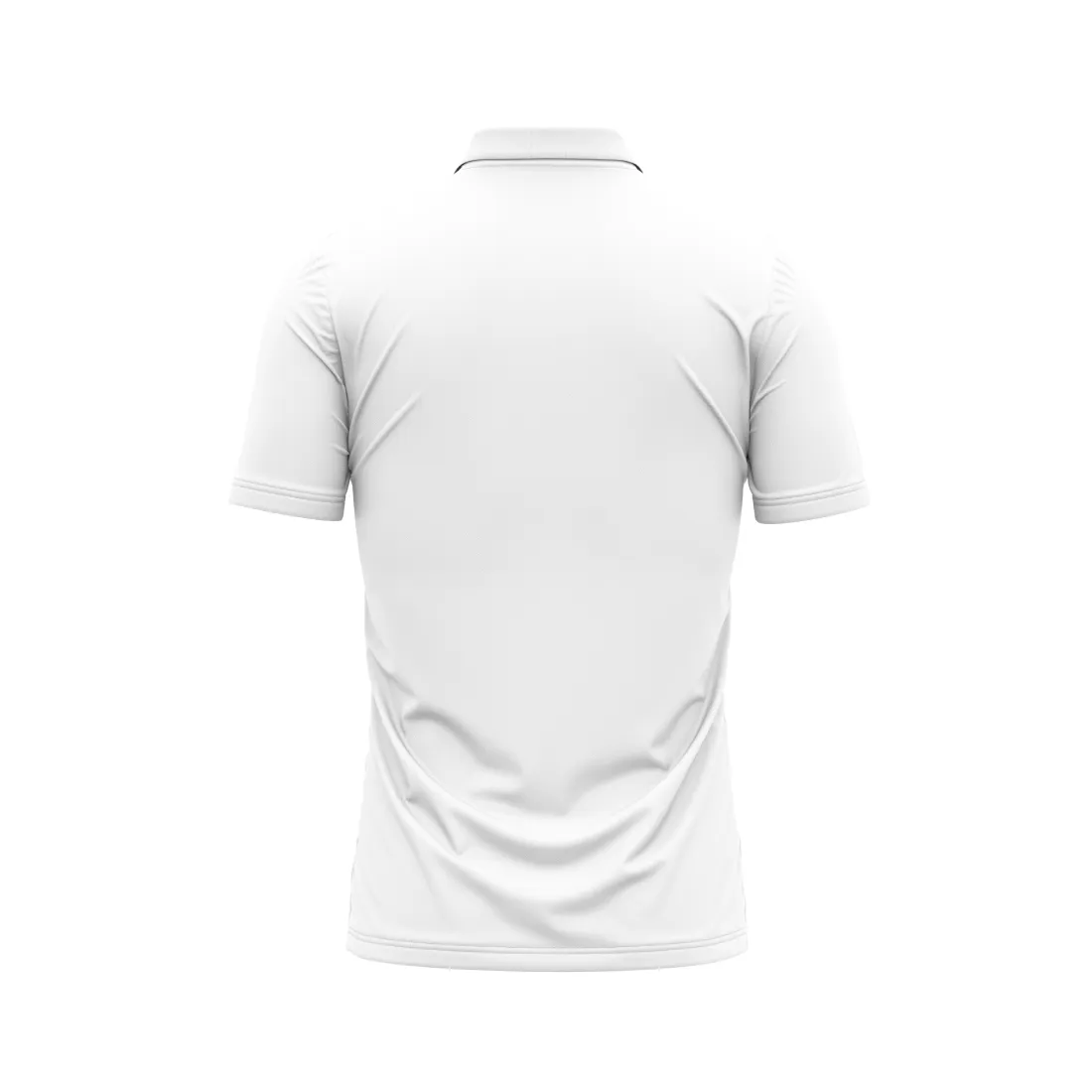 Next Print Customized Polo Neck White Jersey NPTS76