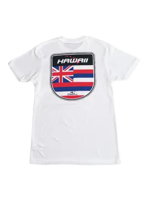 O'NEILL HAWAII BADGE TEE - WHITE