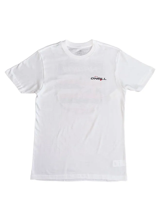 O'NEILL HAWAII BADGE TEE - WHITE