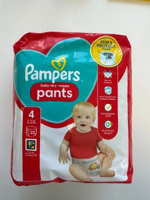 Pampers Baby-Dry Pants Size 4 23 Nappies (A)