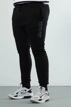 Rave Basic Black Jog Pants (Plus Size) - P22 - MTR032P