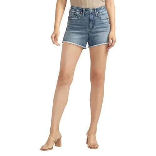 Silver Beau Denim Shorts