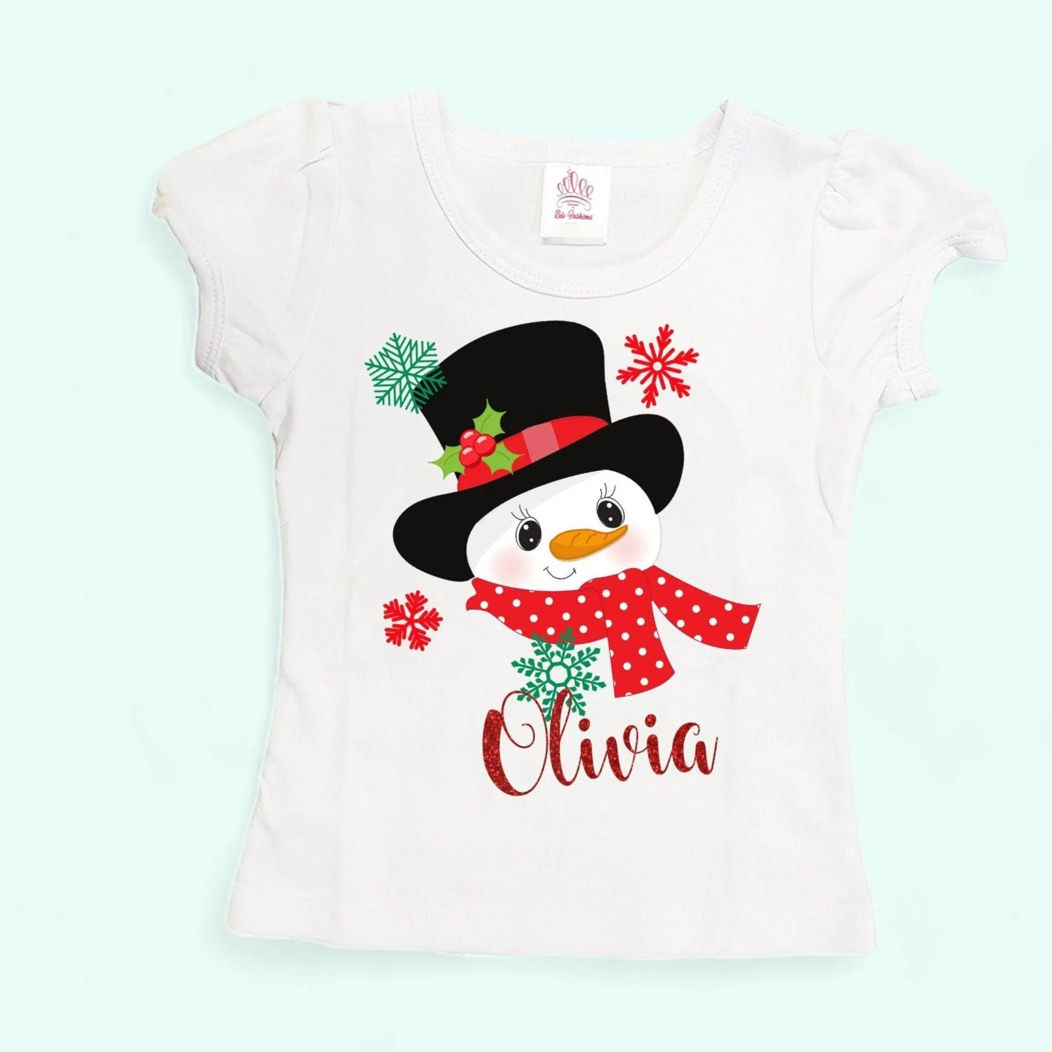 Snowman Shirt Christmas Shirt, Girls Christmas Shirt, Girls Snowman Shirt, Toddler Shirt, Girls Christmas custom shirts