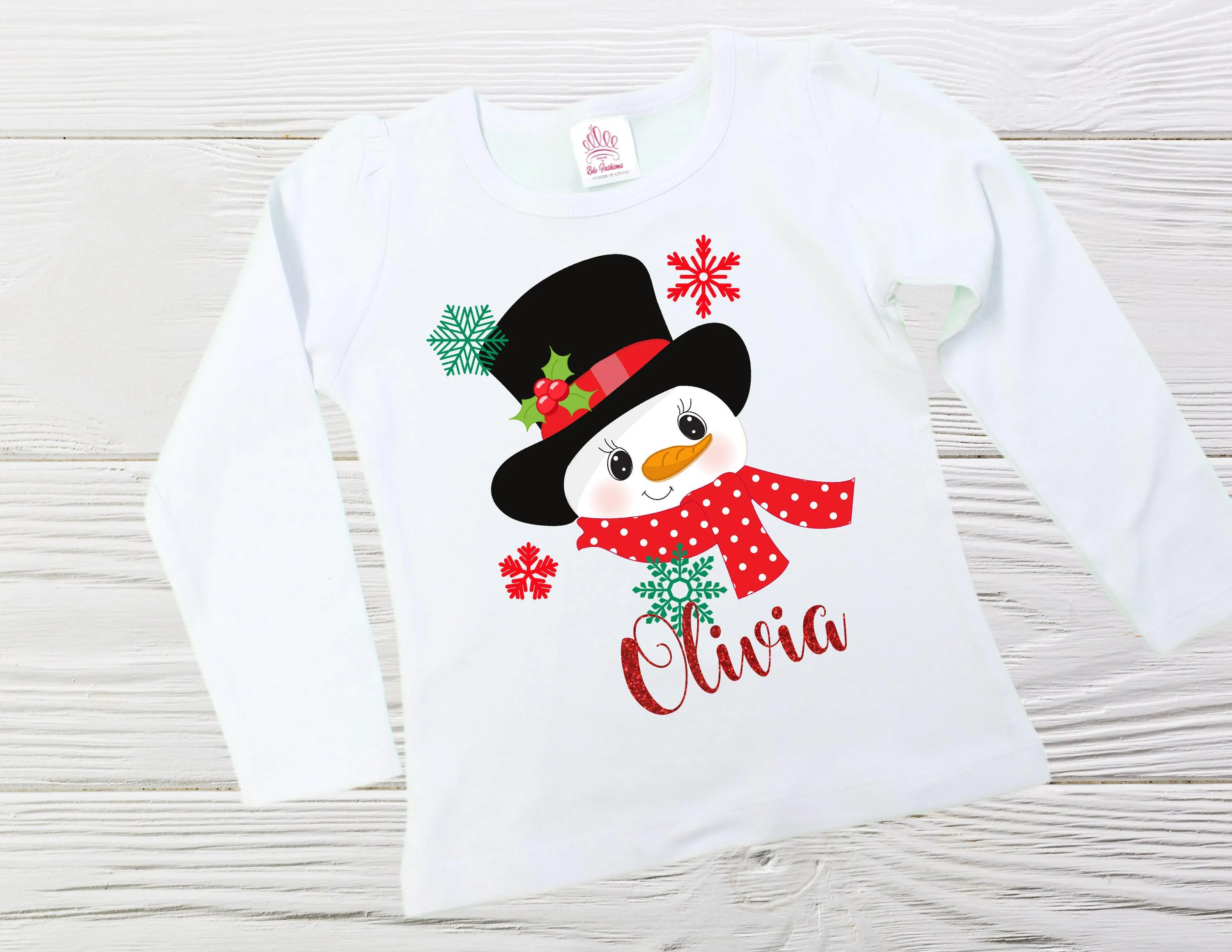 Snowman Shirt Christmas Shirt, Girls Christmas Shirt, Girls Snowman Shirt, Toddler Shirt, Girls Christmas custom shirts