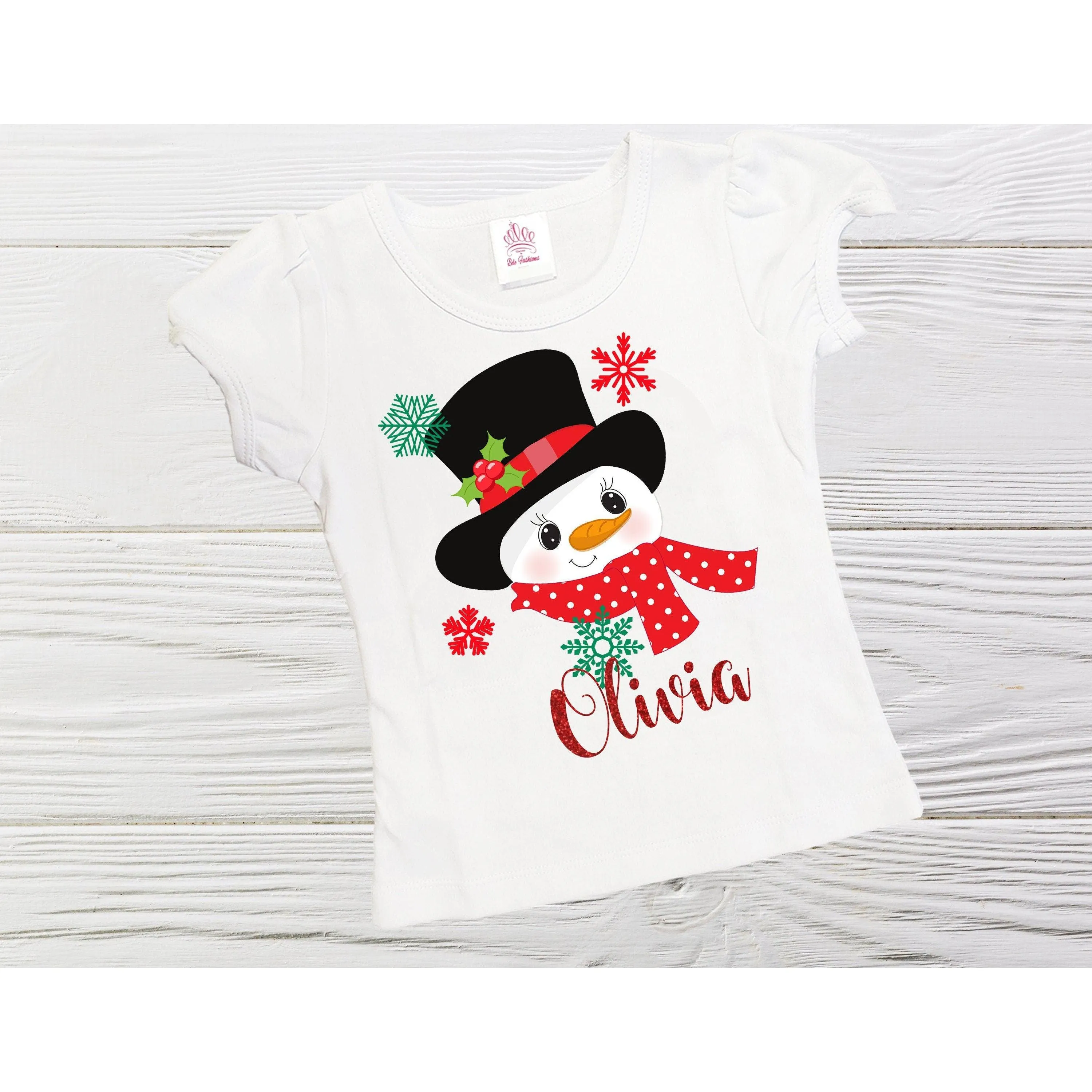 Snowman Shirt Christmas Shirt, Girls Christmas Shirt, Girls Snowman Shirt, Toddler Shirt, Girls Christmas custom shirts