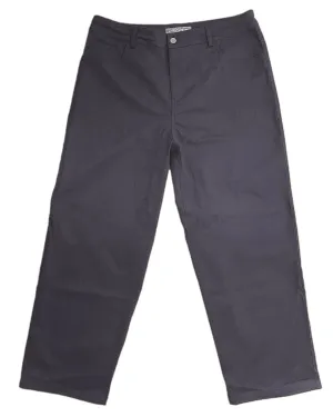 Stretchy Cotton Pants - Navy