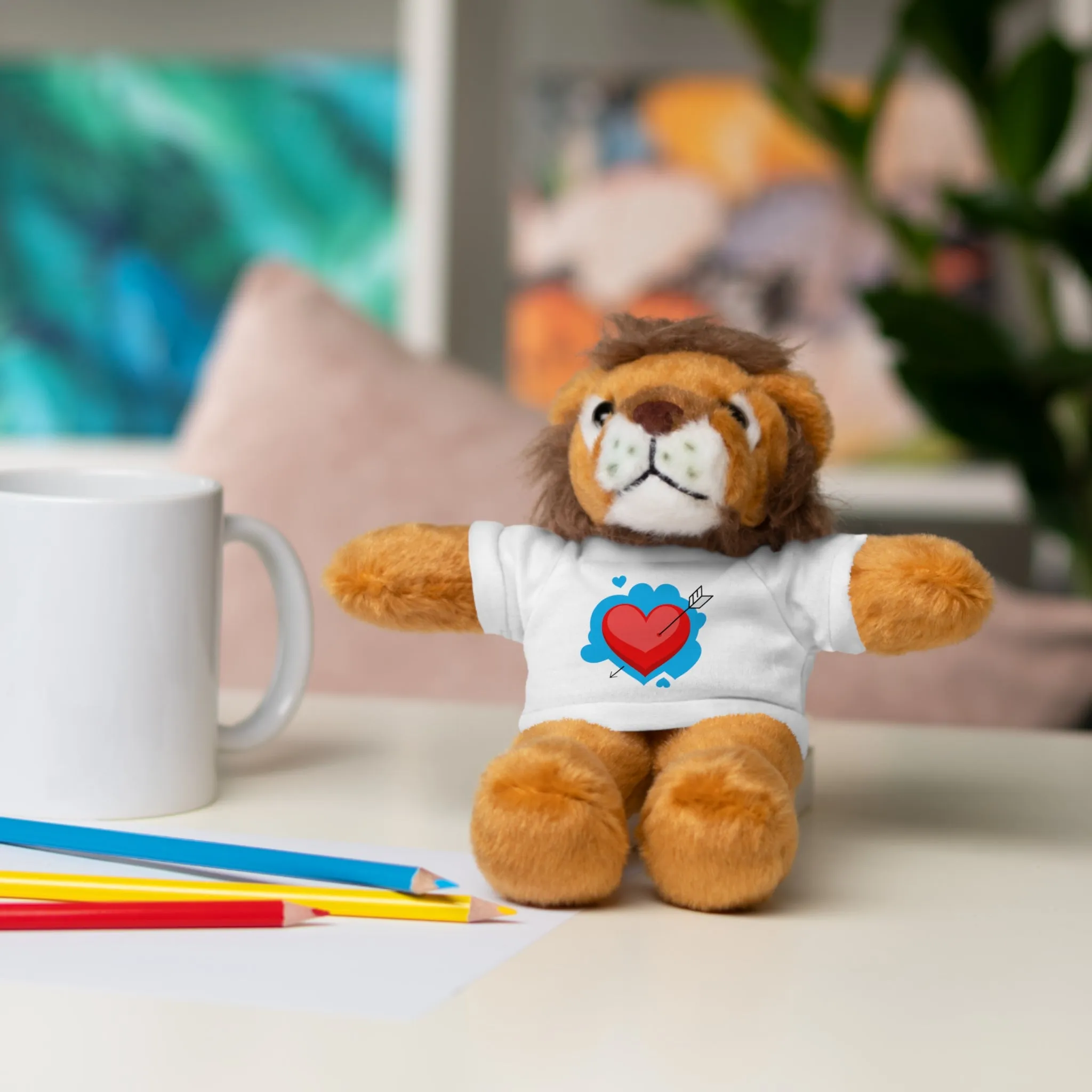 Stuffed animals with tee, a cute and fun gift option