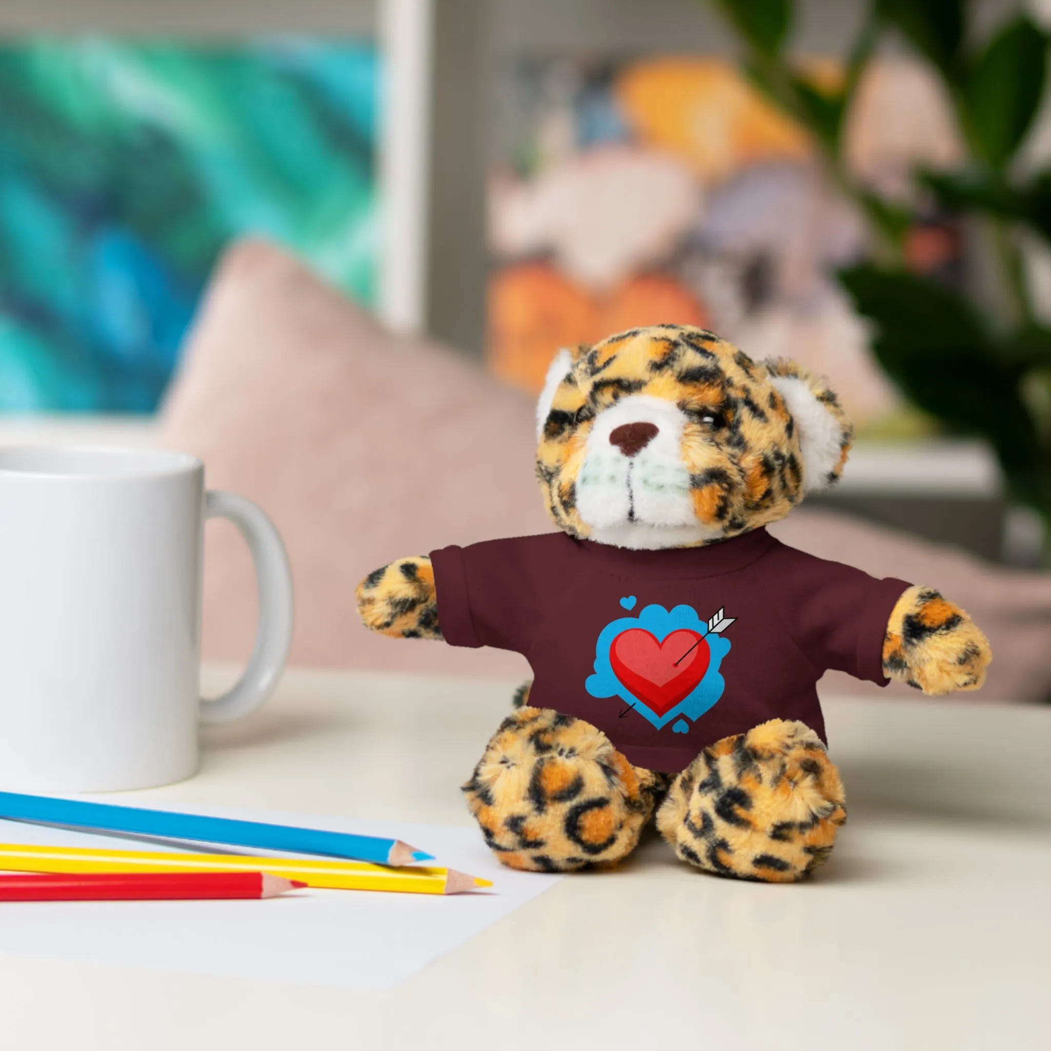 Stuffed animals with tee, a cute and fun gift option