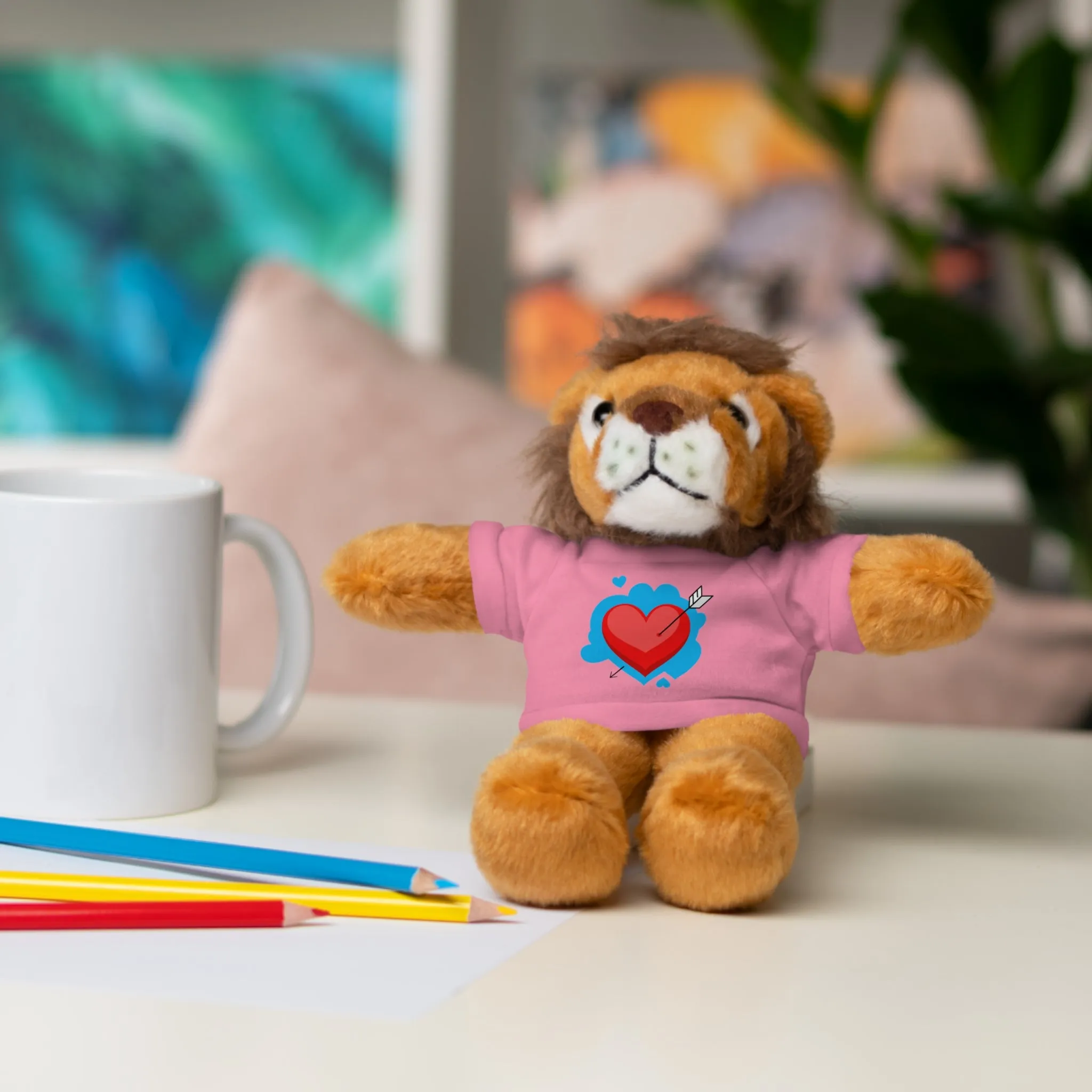 Stuffed animals with tee, a cute and fun gift option