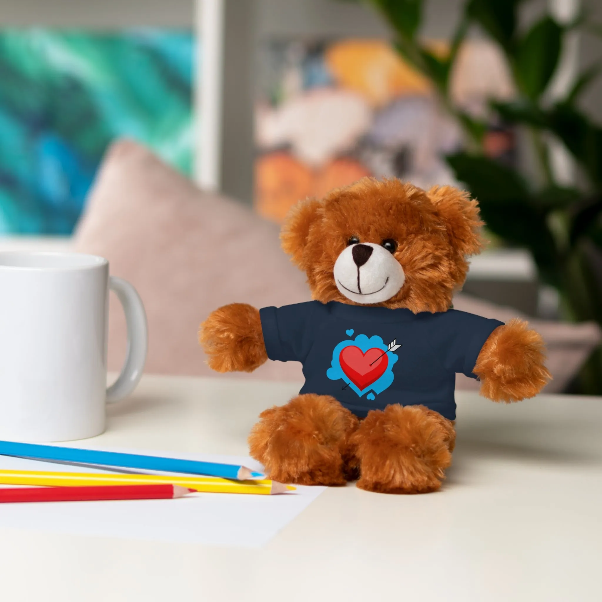 Stuffed animals with tee, a cute and fun gift option