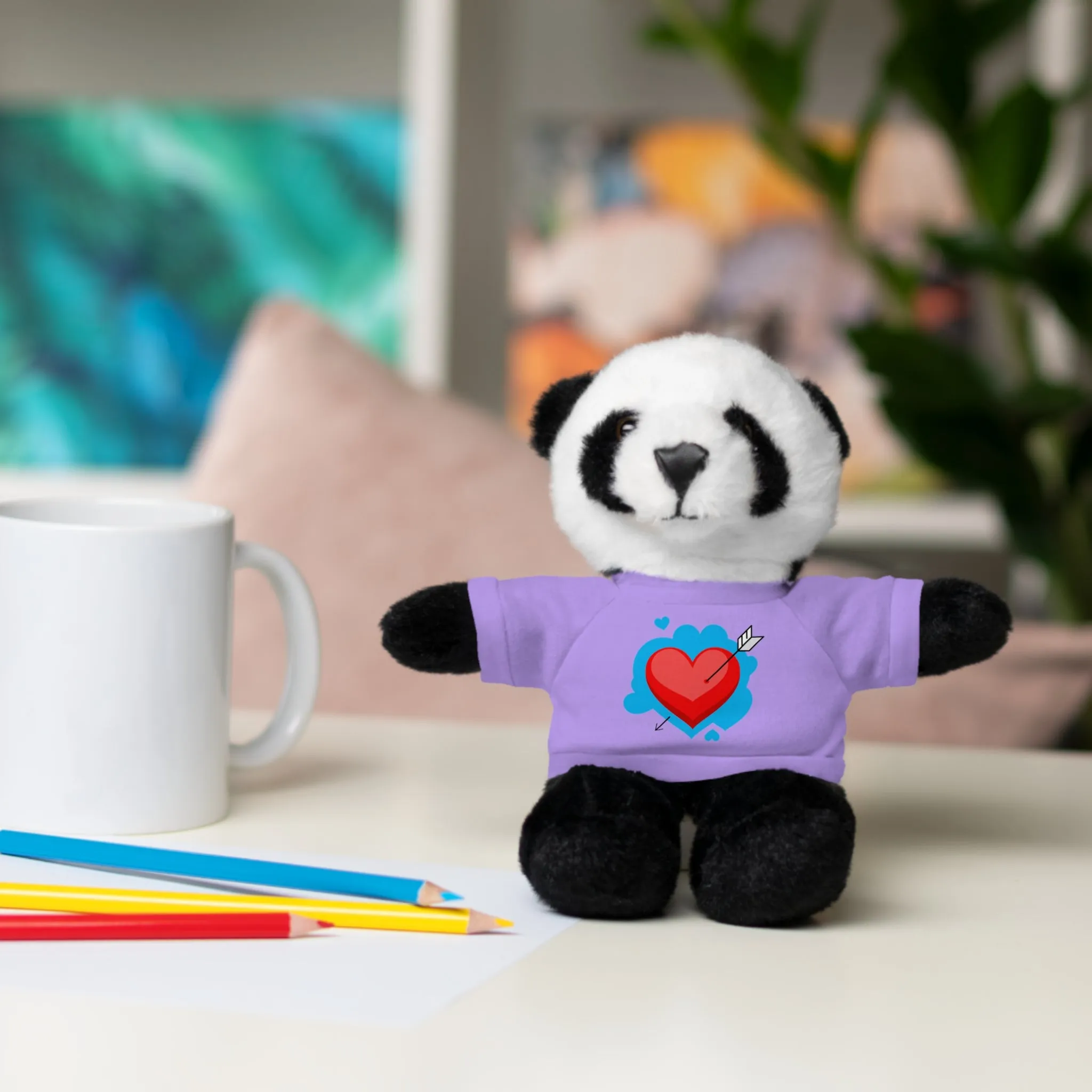 Stuffed animals with tee, a cute and fun gift option