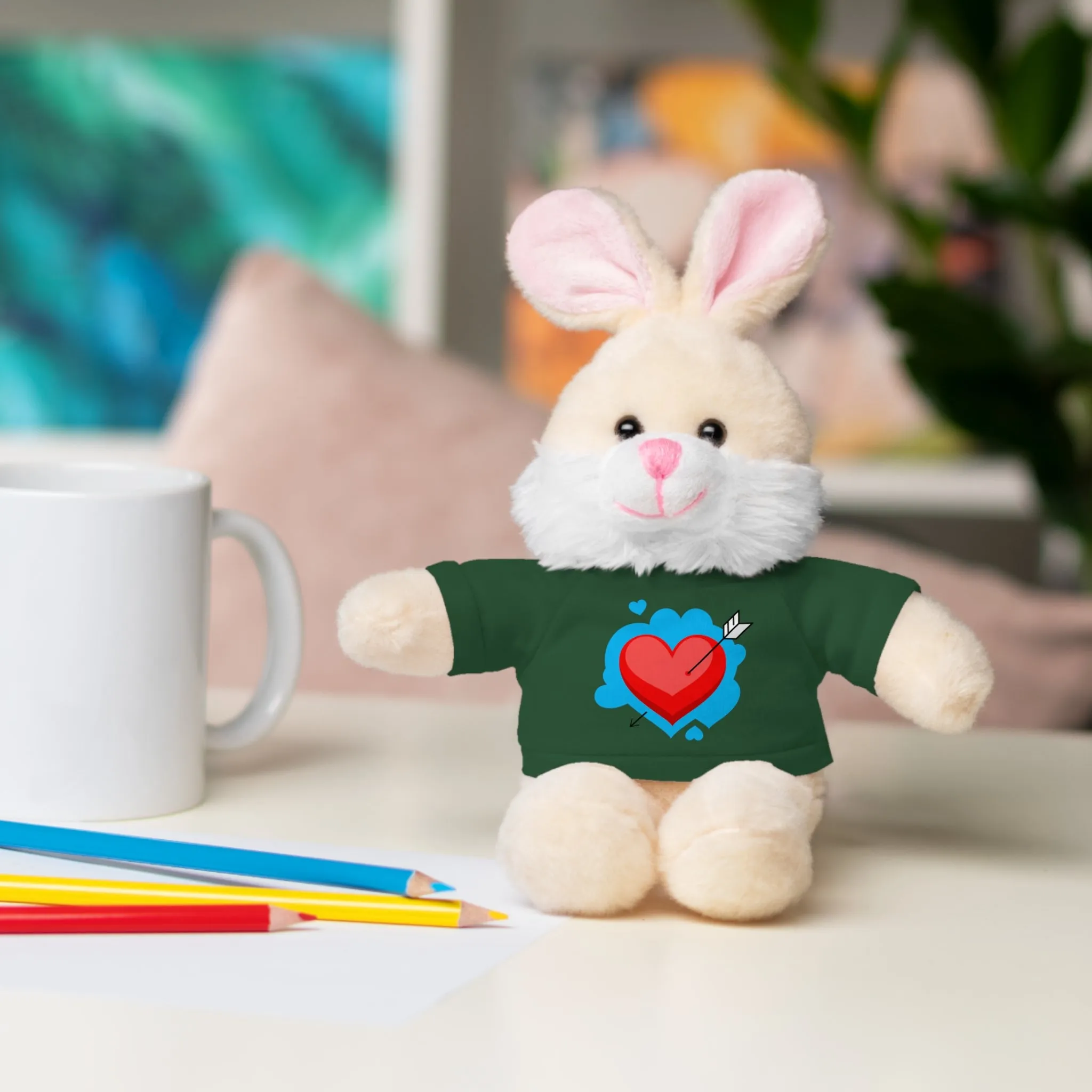 Stuffed animals with tee, a cute and fun gift option