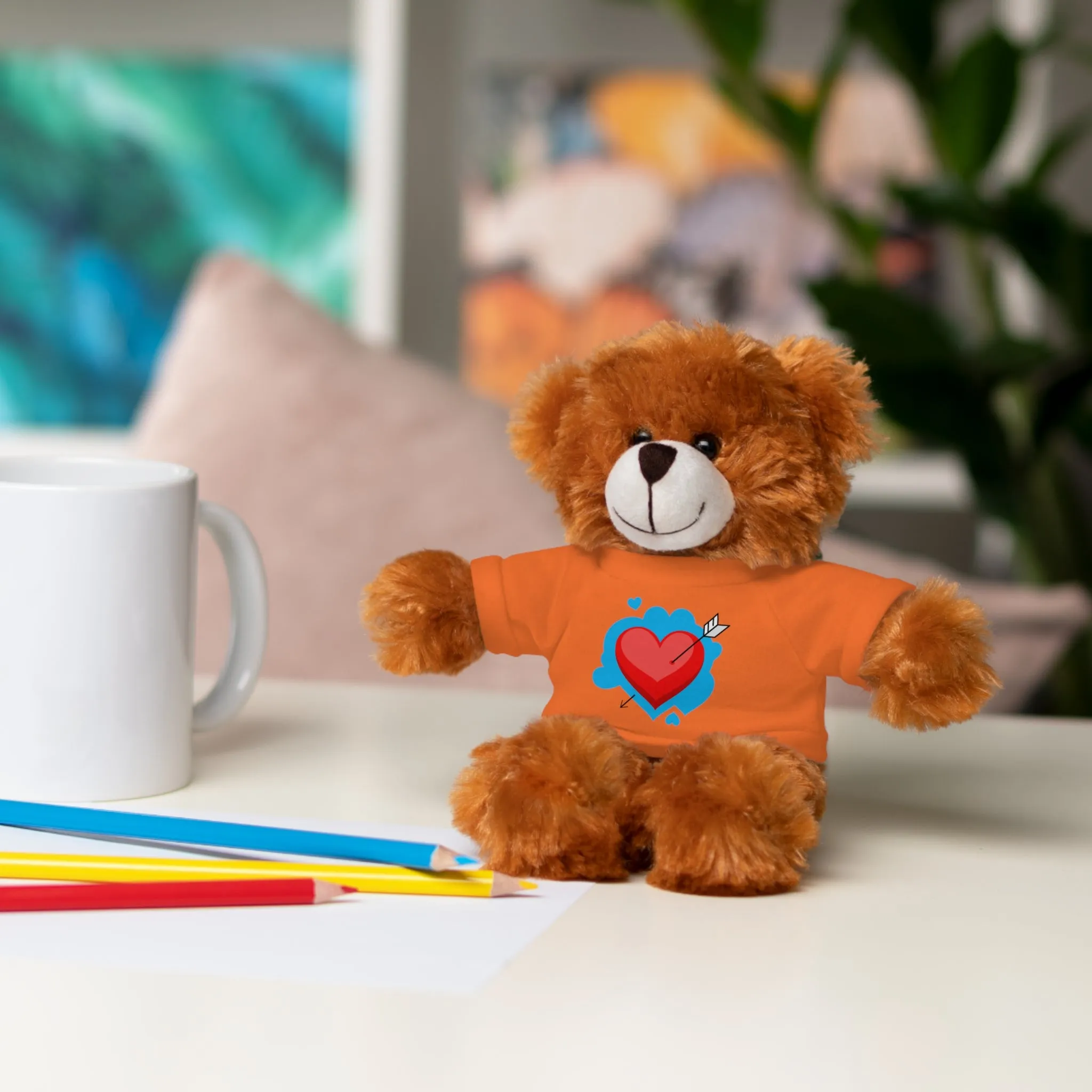 Stuffed animals with tee, a cute and fun gift option