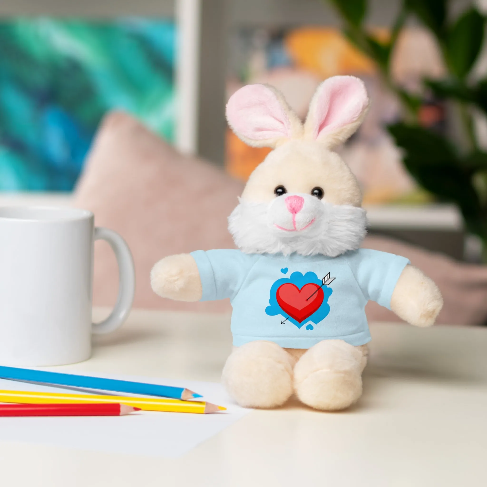 Stuffed animals with tee, a cute and fun gift option