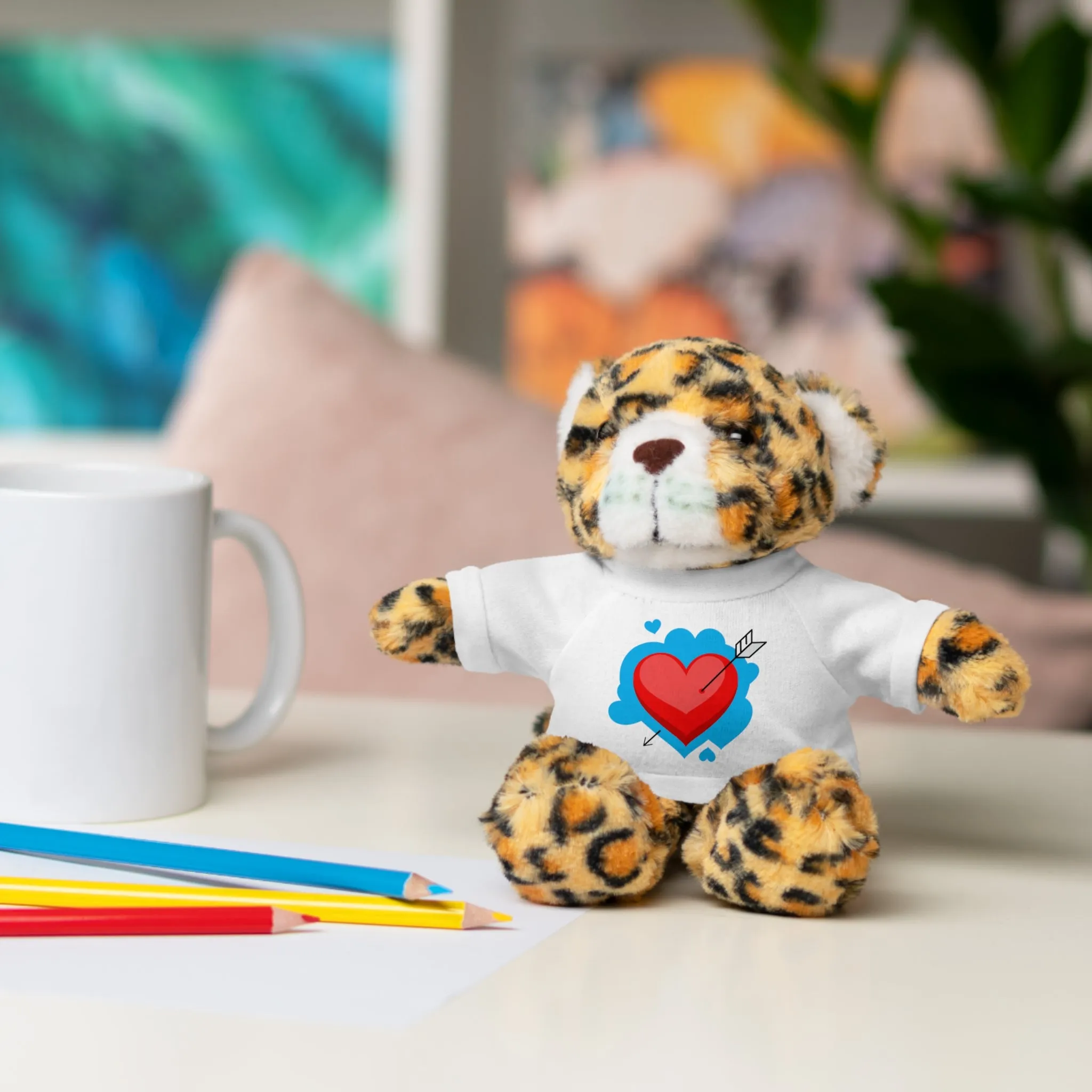 Stuffed animals with tee, a cute and fun gift option