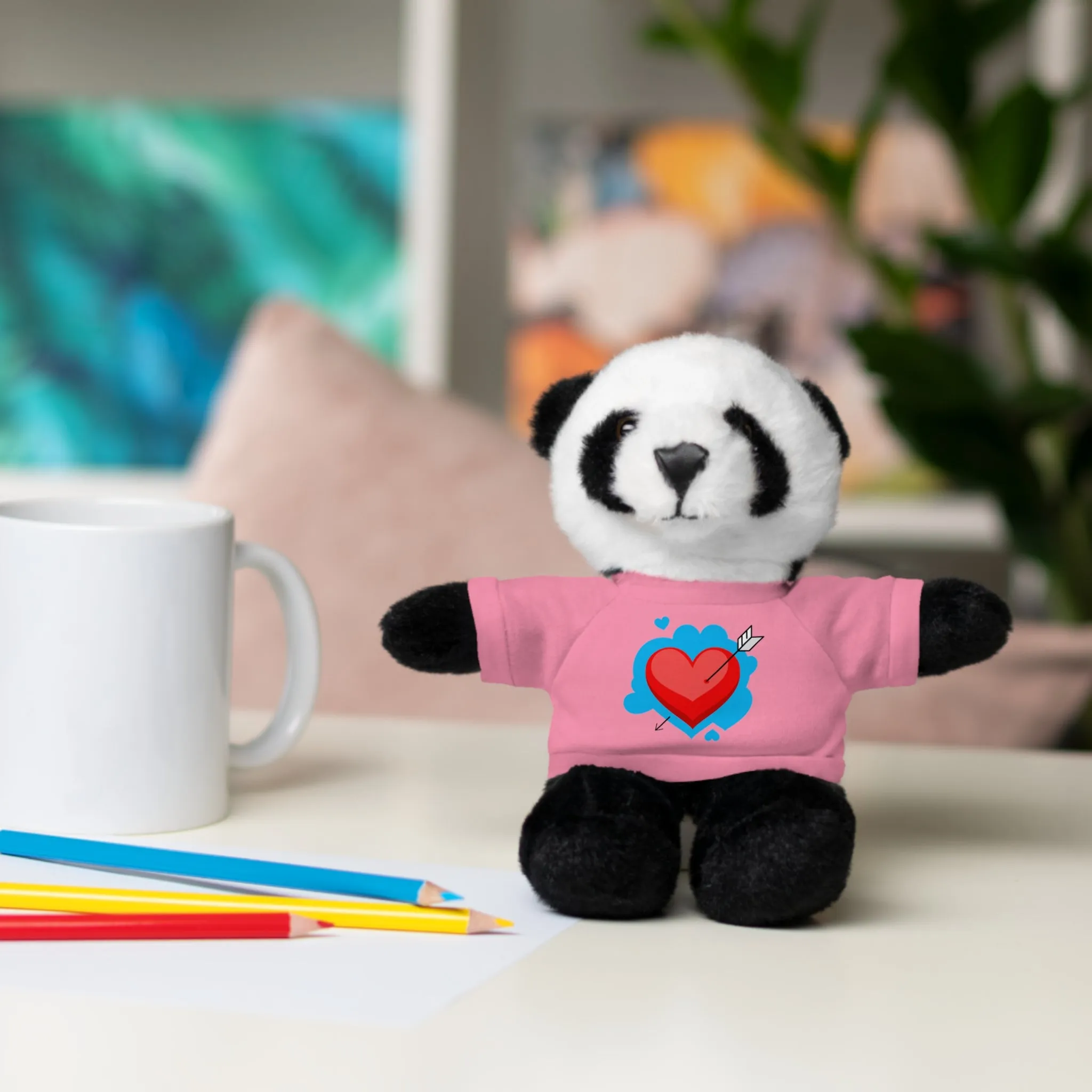 Stuffed animals with tee, a cute and fun gift option