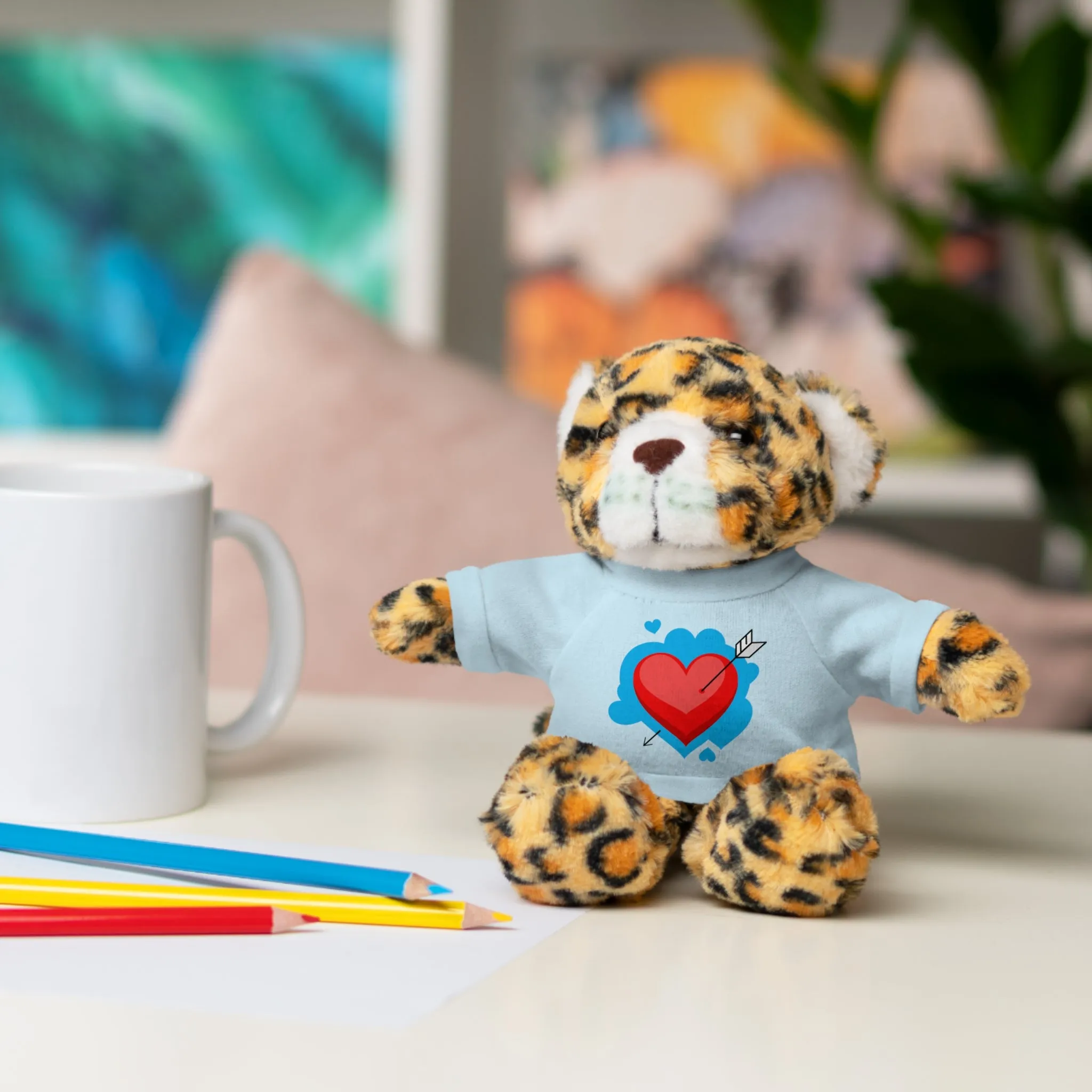 Stuffed animals with tee, a cute and fun gift option