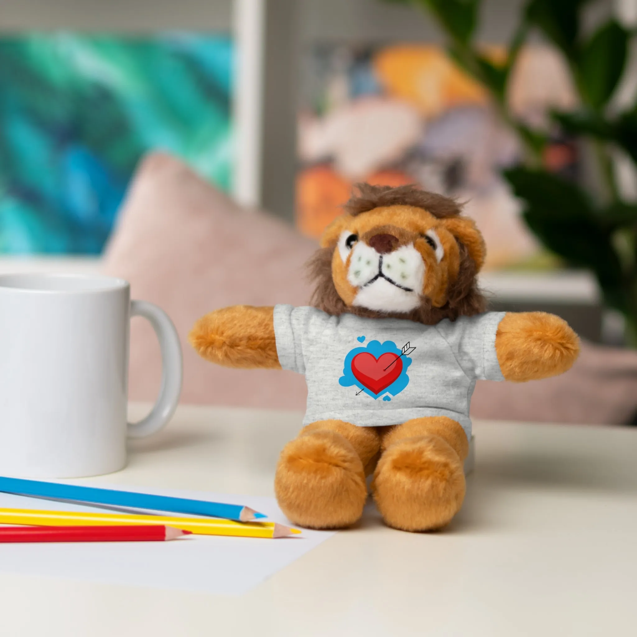 Stuffed animals with tee, a cute and fun gift option