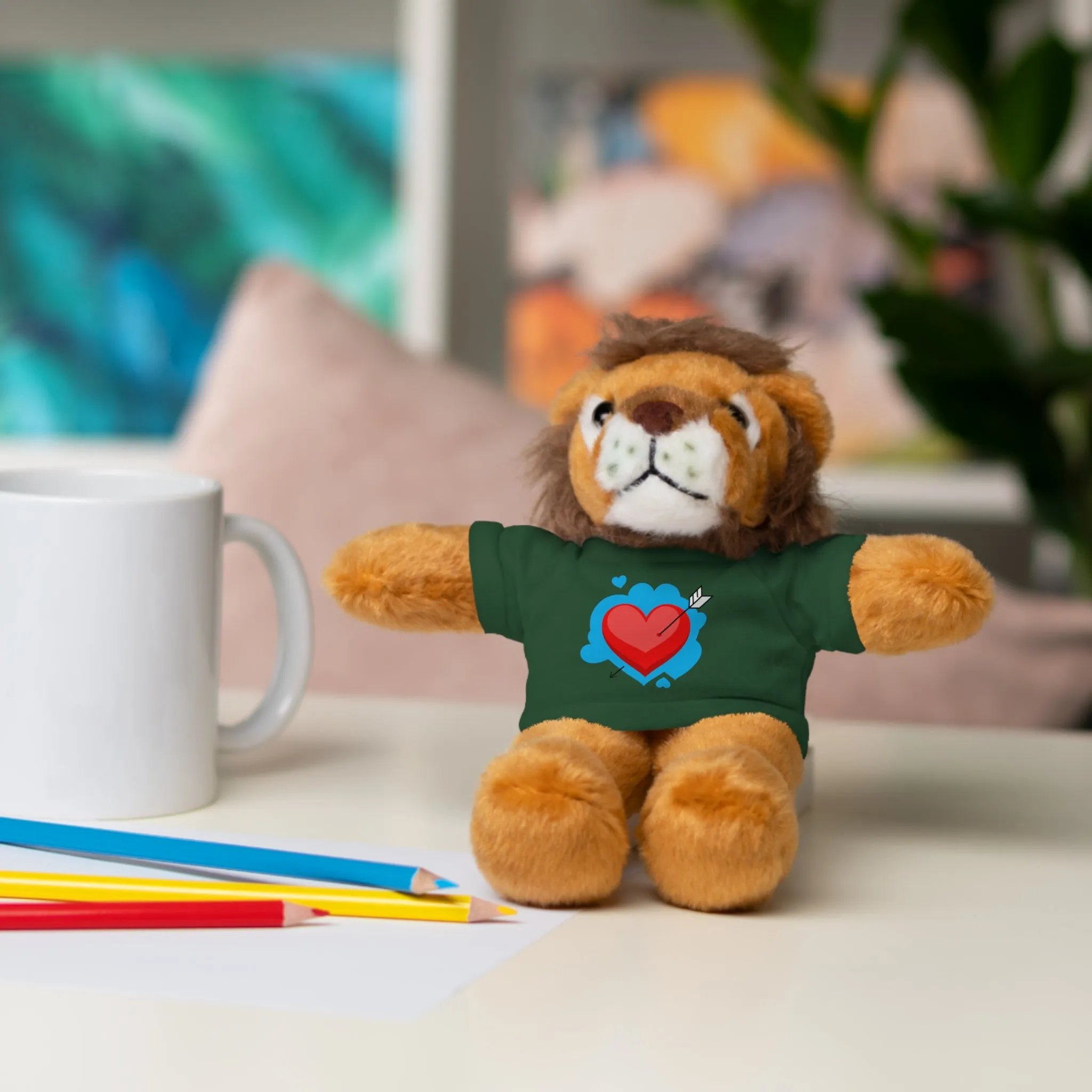 Stuffed animals with tee, a cute and fun gift option