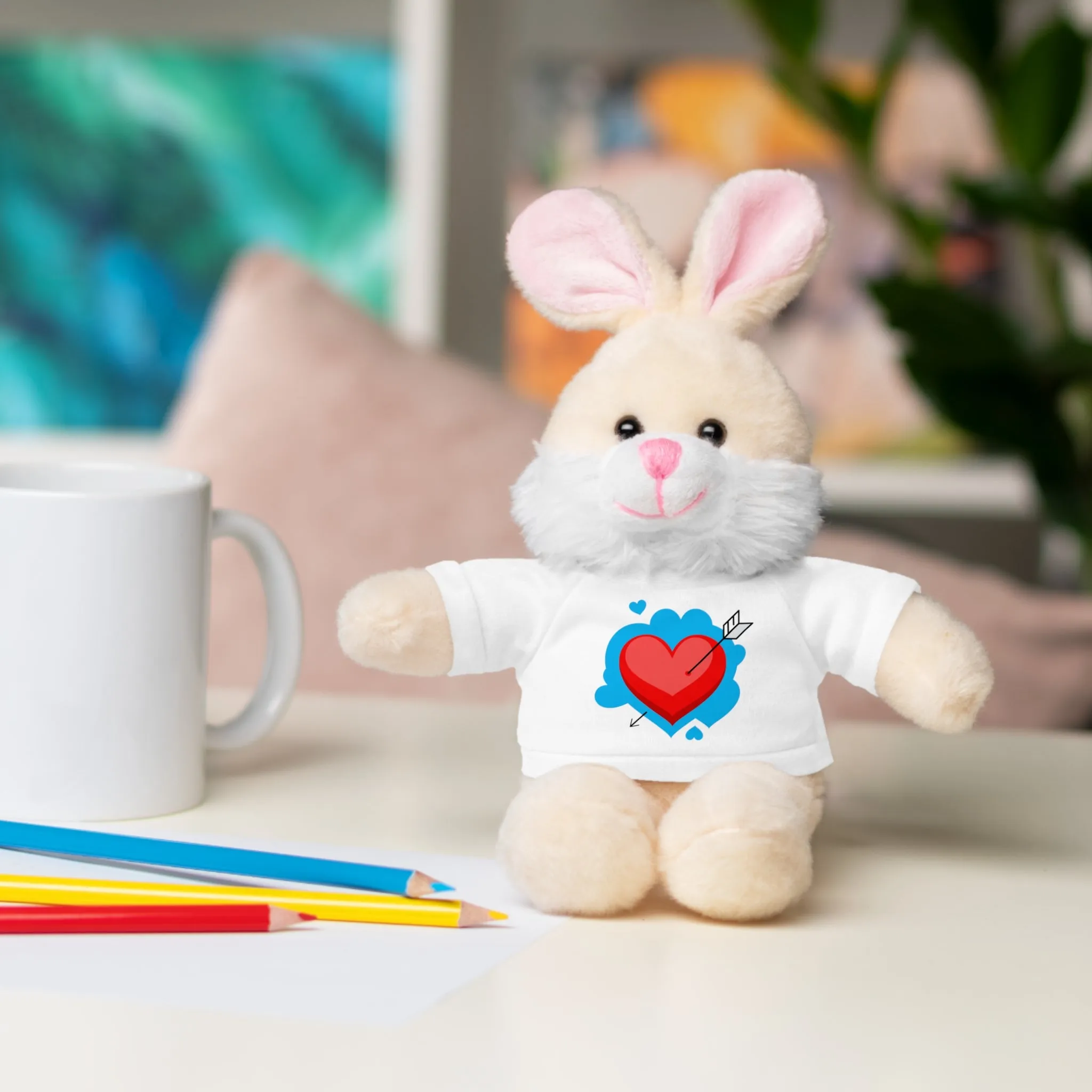 Stuffed animals with tee, a cute and fun gift option