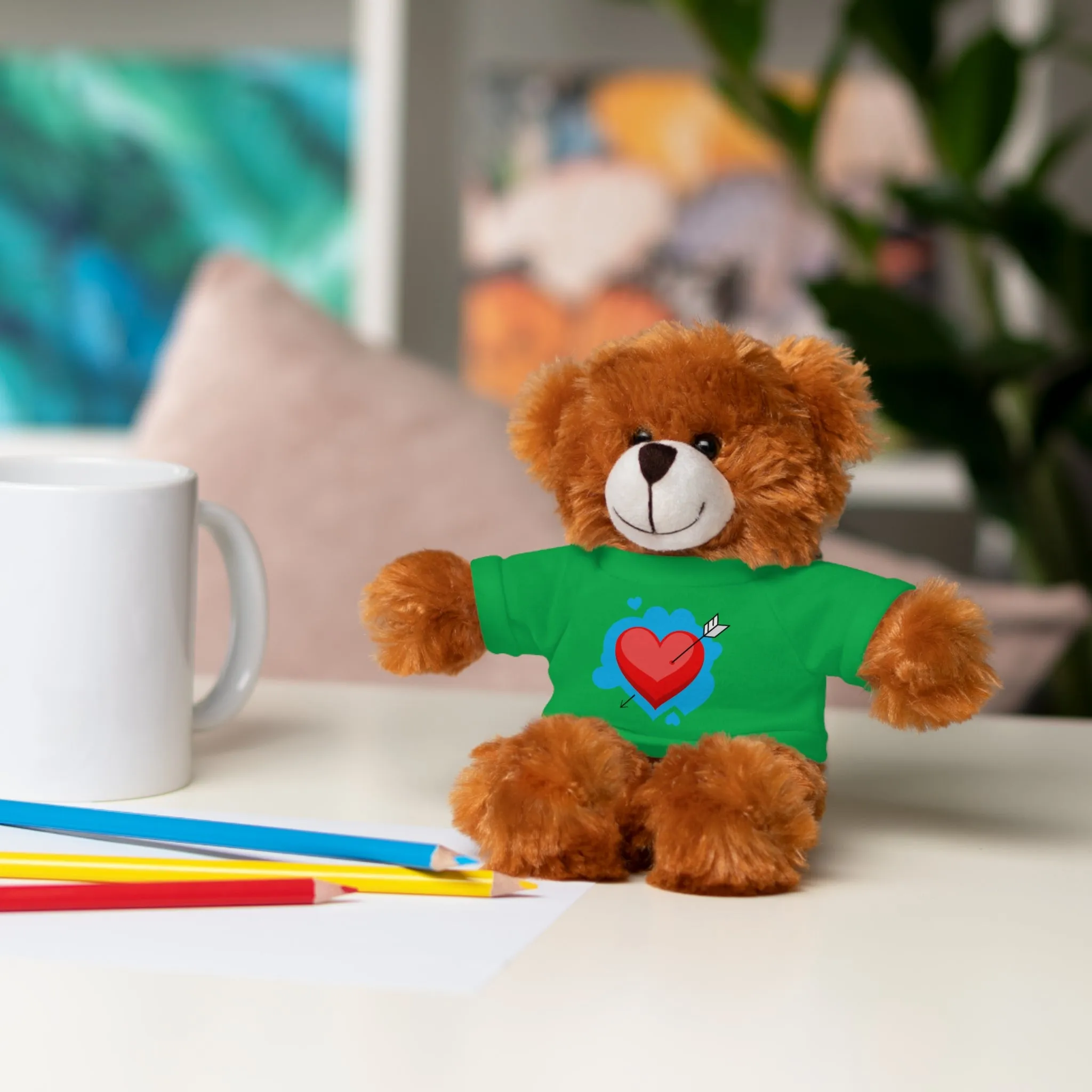 Stuffed animals with tee, a cute and fun gift option