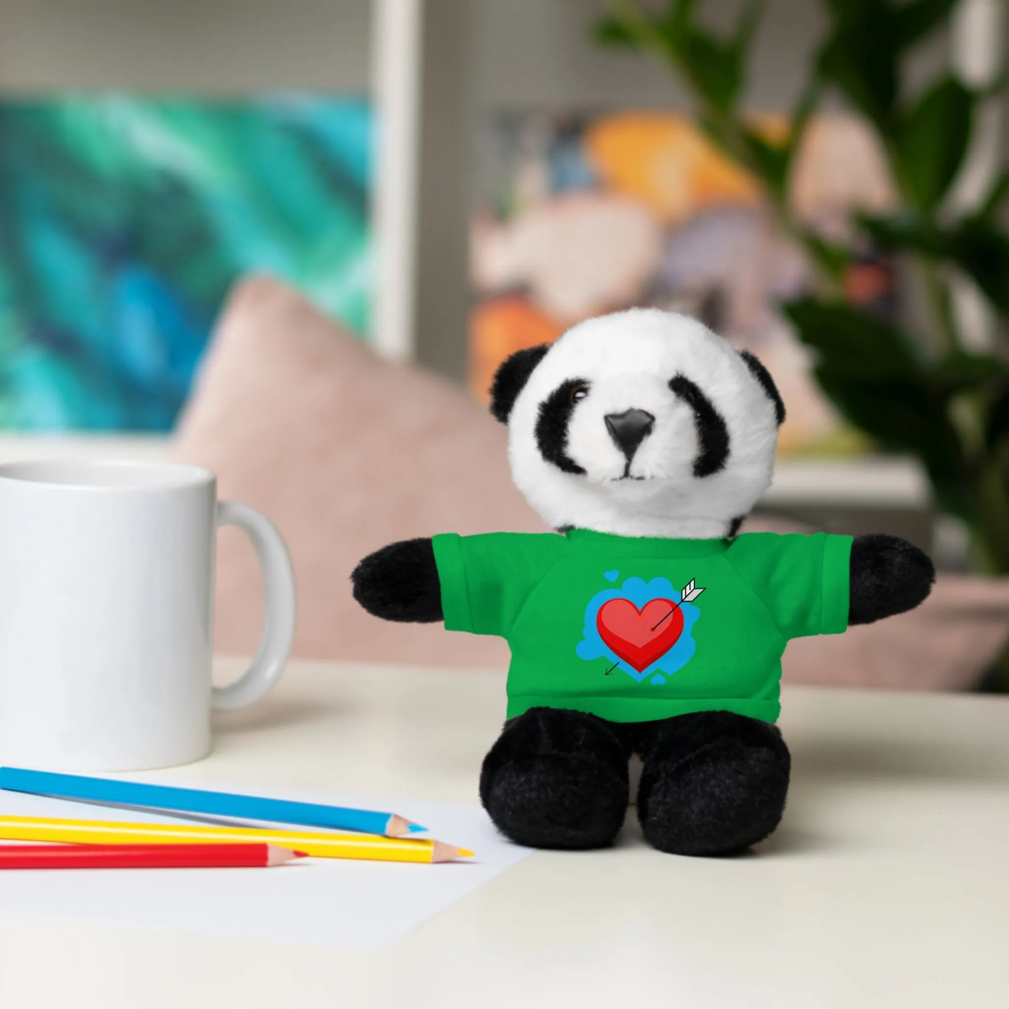 Stuffed animals with tee, a cute and fun gift option