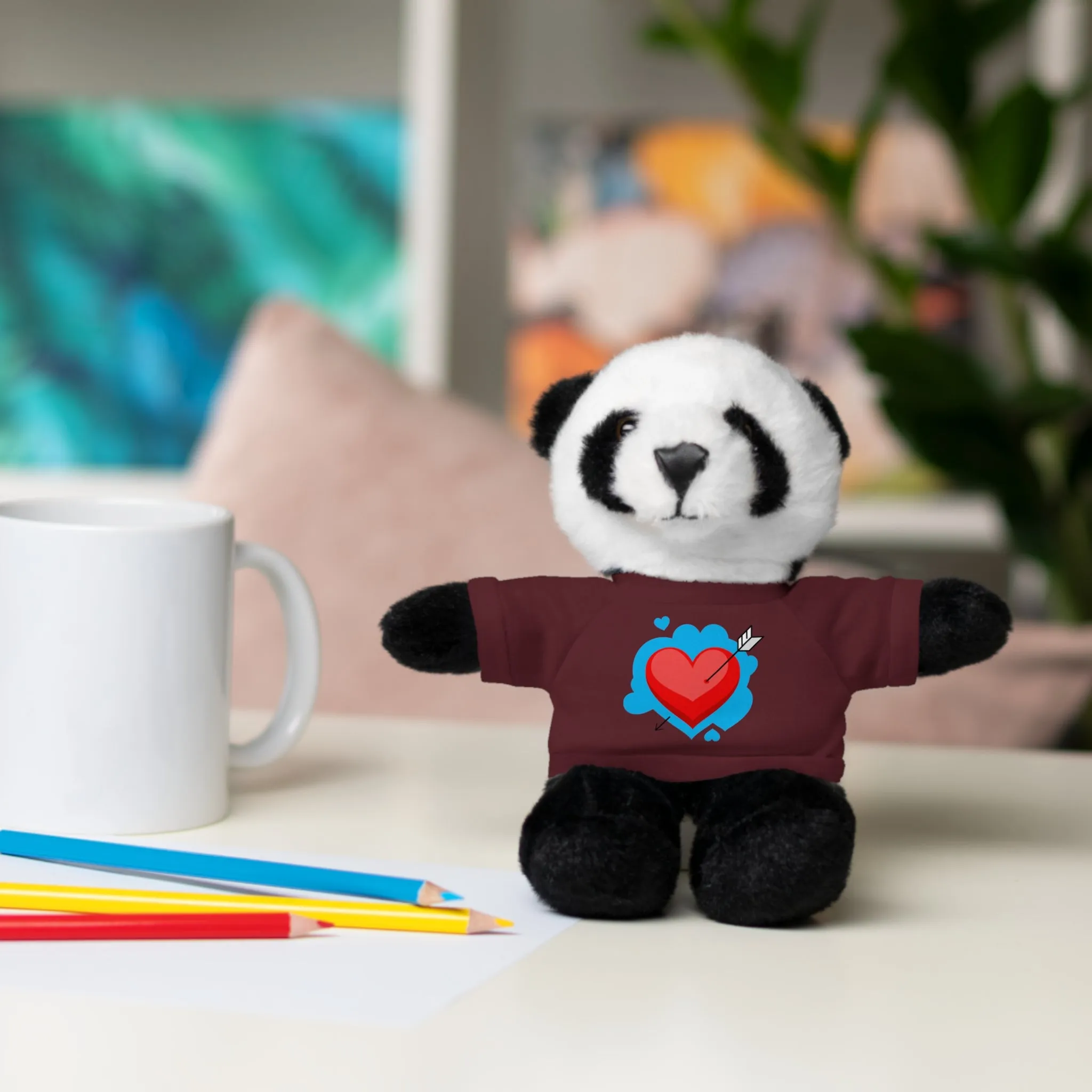 Stuffed animals with tee, a cute and fun gift option