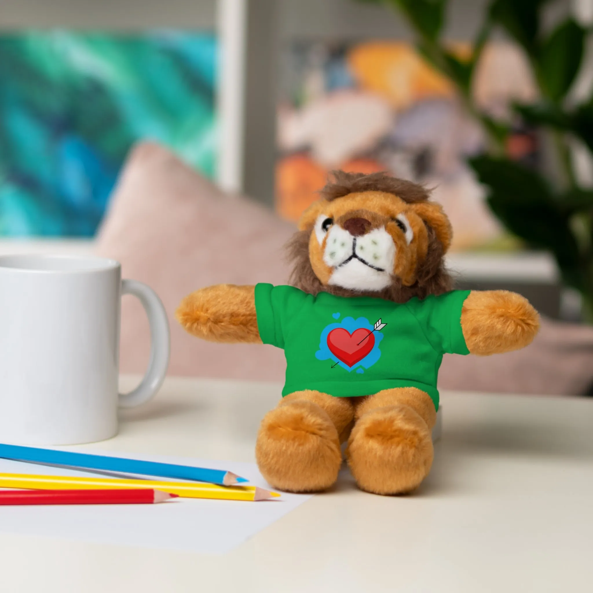 Stuffed animals with tee, a cute and fun gift option