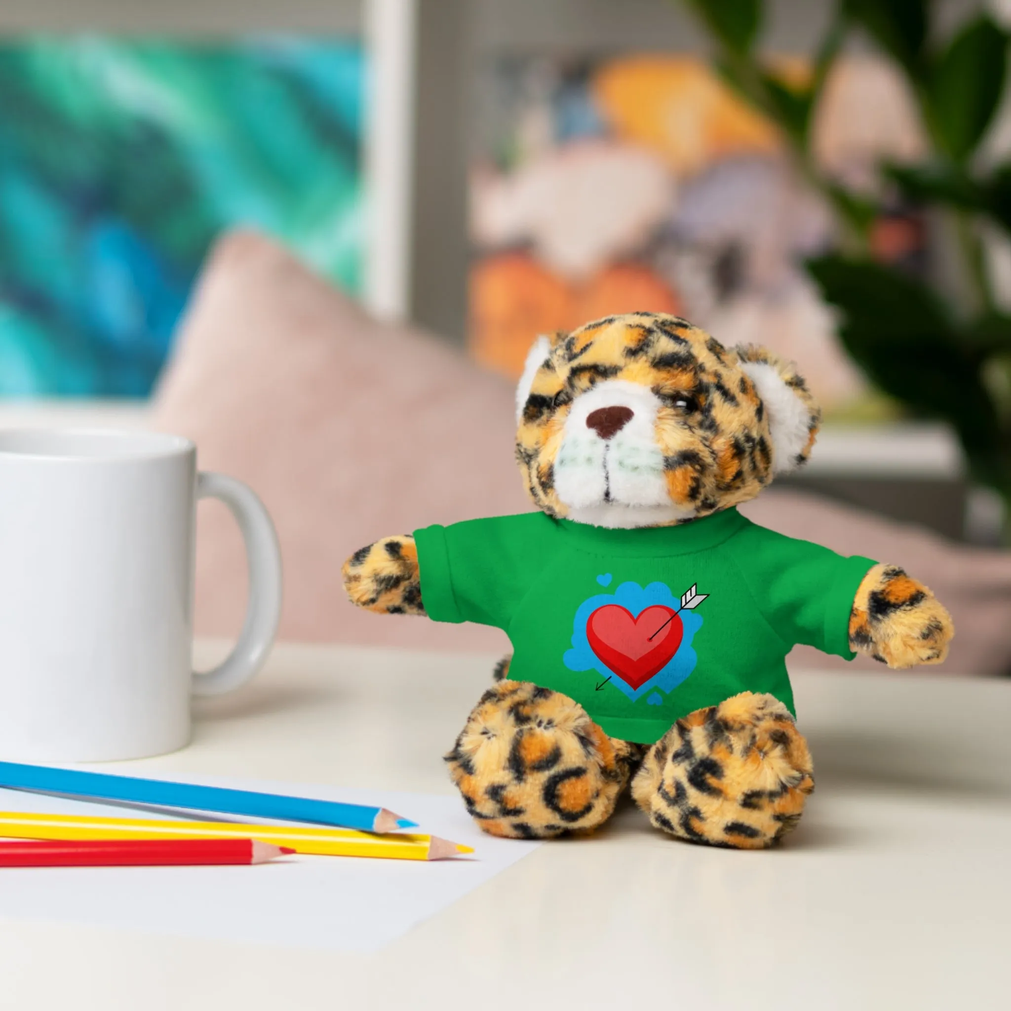 Stuffed animals with tee, a cute and fun gift option