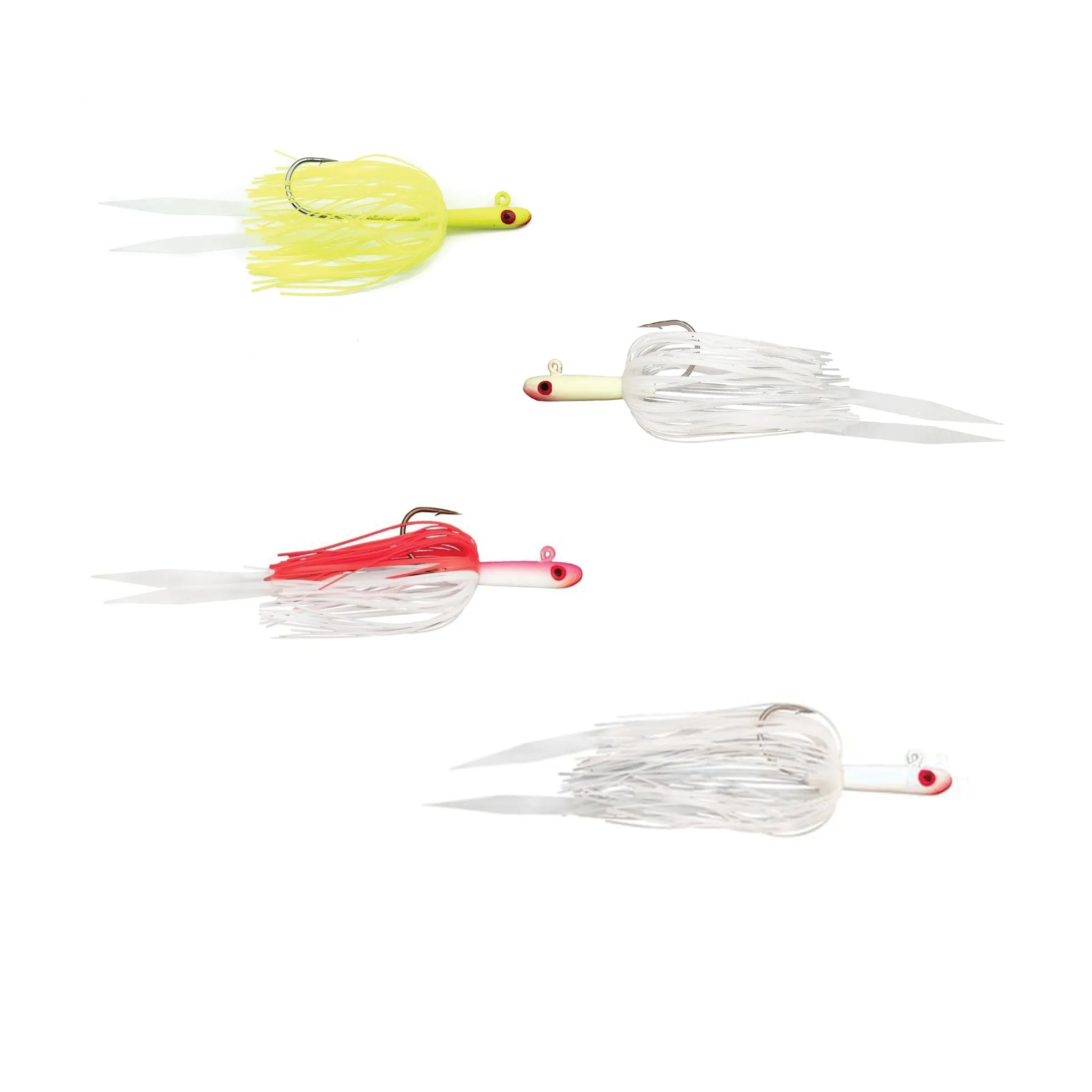 Tsunami Glass Minnow Jigs w/ Silicone Tenticals