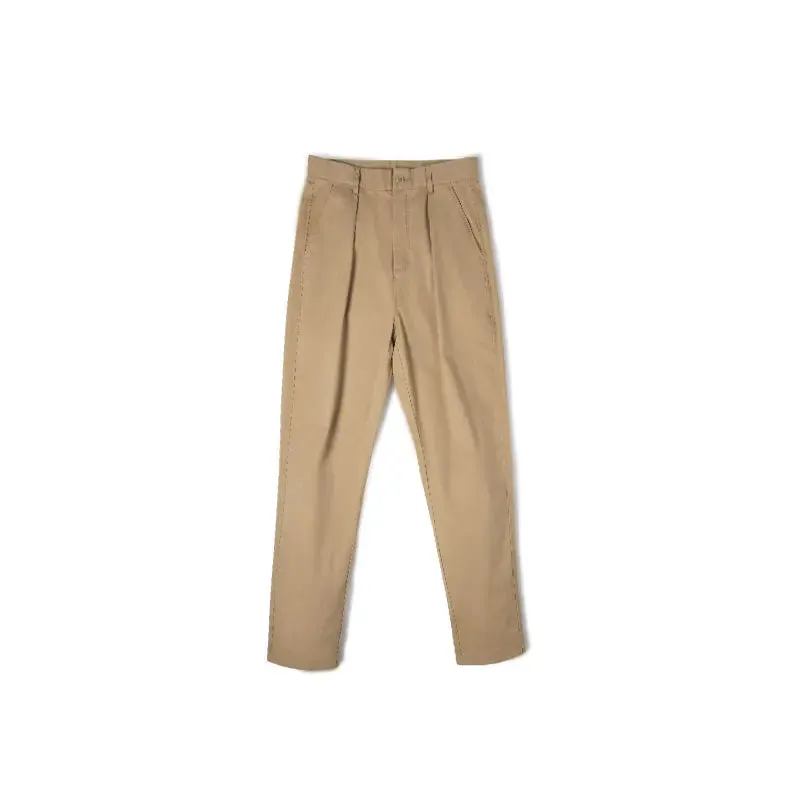 Vintage Style Cotton Casual Pants - Slim Fit Stretch Pencil Trouser